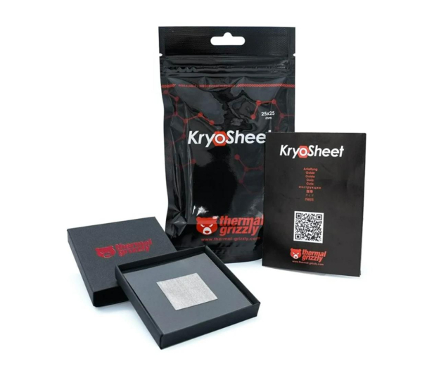 Thermal Grizzly KryoSheet 25 x 25 mm TG-KS-25-25 - 1156713 - zdjęcie